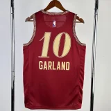 23-24 Cleveland Cavaliers GARLAND #10 Red City Edition Top Quality Hot Pressing NBA Jersey