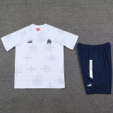 23-24 Marseille White Training Short Suit