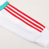 23-24 Man Utd White Jacket Tracksuit #05