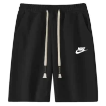 2025 NK Black Pure Cotton Fabric Casual Short Pants