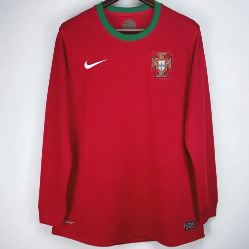 2012 Portugal Away Long Sleeve Retro Soccer Jersey(长袖)