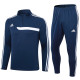 2023 AD Royal Blue Half Pull Tracksuit #2337 (半拉链)