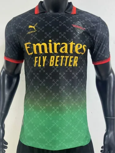 24-25 ACM Black Green Special Edition Player Version Soccer jersey