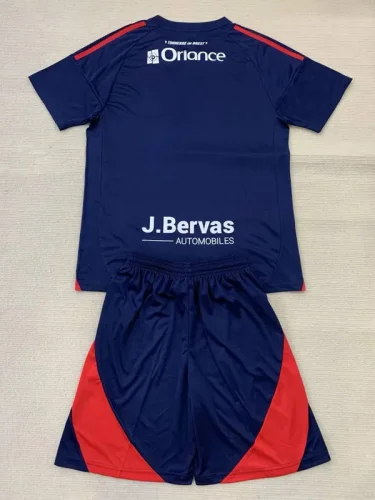 24-25 Stade Brestois Third Kids Soccer Jersey