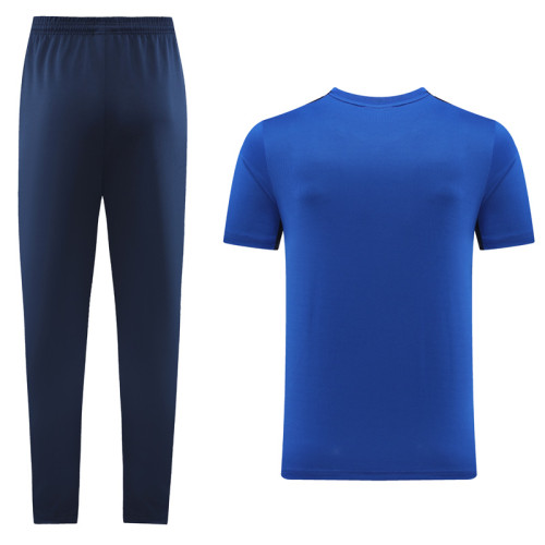 2023 NK ND02 Blue Short-sleeved Trouser Suit