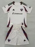 25-26 D.C.United Away Kids Soccer Jersey(带章)