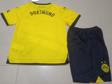 23-24 Dortmund Home Kids Soccer Jersey