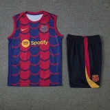 24-25 BAR Red-Blue Tank top and shorts suit