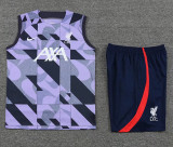 23-24 LIV Purple Black Tank top and shorts suit