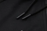 24-25 BAR Black Hoodie Half Pull Tracksuit #F562半拉连帽