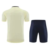 2024 NK Yellow Training Short Suit (100%Cotton)纯棉