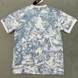 24-25 Italy Grey White Special Edition Fans Soccer Jersey