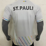 23-24 ST PAULI White Fans Soccer Jersey