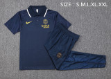 23-24 PSG Royal Blue Polo Tracksuit #C1012