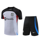 23-24 BAR White Training Short Suit