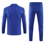 2024 AD Blue Half Pull Tracksuit (半拉链)