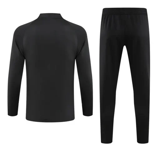 2024 NK Black Half Pull Tracksuit (半拉链)