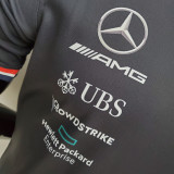 2022 F1 Formula One Mercedes Black Racing Suit(圆领)