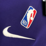 2022 SUNS Player GI Purple Zip hoodie Jacket