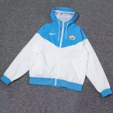 24-25 Man City Blue White Windbreaker