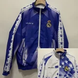 1996-97 BAR Purple & White Retro Double Sided Windbreaker (双面风衣)(刺绣)