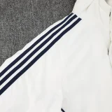 24-25 RMA White Hooded Windbreaker Fabric Cotton Coat #G209(彩标)