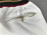 76ERS White City Edition Top Quality NBA Pocket Pants #76人队