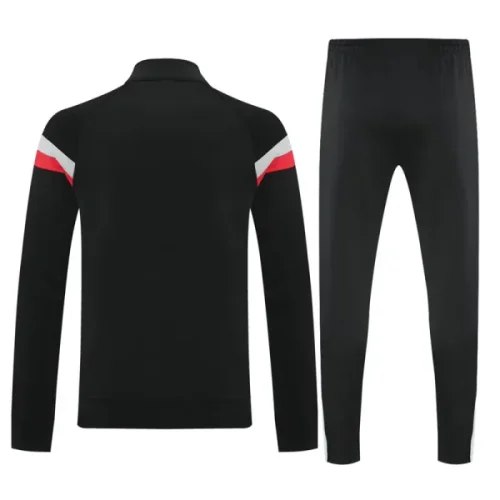 2025 AD Black Jacket Tracksuit #2314