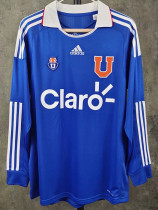 2011 Universidad De Chile Home Long Sleeve Retro Soccer Jersey (长袖)(背后带广告)