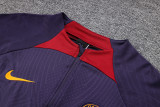 23-24 PSG Purple Half Pull Tracksuit (半拉链)