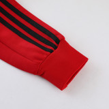 23-24 Flamengo Red Jacket Tracksuit #01