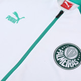 23-24 Palmeiras White Green Jacket Tracksuit #02