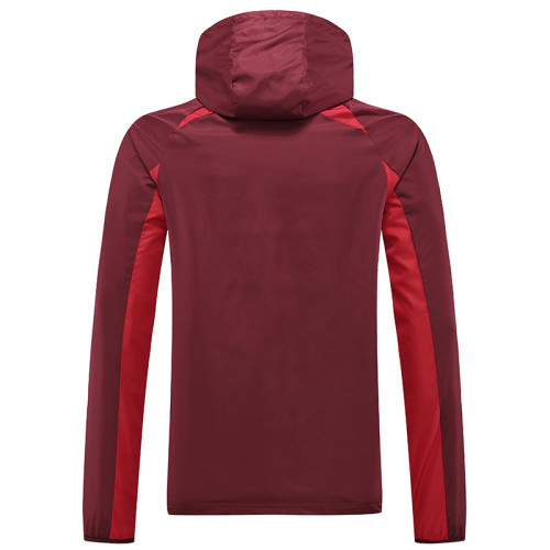 2022 Portugal Maroon Windbreaker
