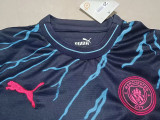 23-24 Man City Third Kids Soccer Jersey