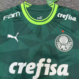 23-24 Palmeiras Home Fans Soccer Jersey (Print All Sponsor) 带全广告