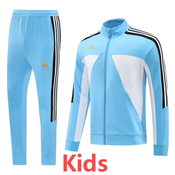2024 AD Light blue Kids Jacket Tracksuit #AJ20(童装)