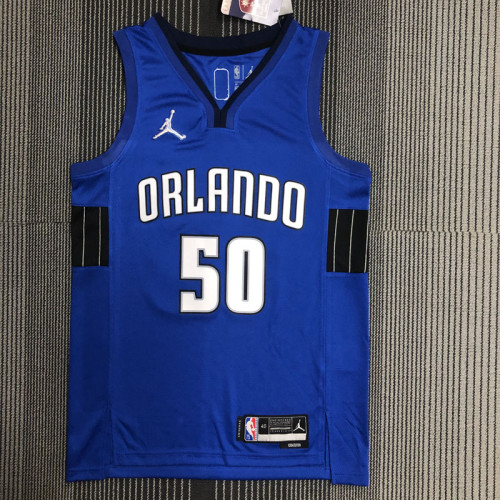 21-22 Magic ANTHONY #50 Blue Trapeze Edition Top Quality Hot Pressing NBA Jersey