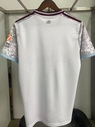 25-26 Aston Villa Grey Special Edition Fans Soccer Jersey