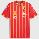 2024 F1 Ferrari #16 Red Racing Suit (圆领)
