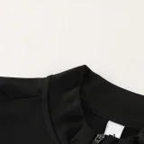 2024 AD Black Kids Half Pull Tracksuit #AB05 (童装) (半拉链)