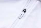 23-24 Flamengo White Half Pull Tracksuit #B643 (半拉链)