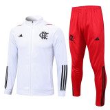 23-24 Flamengo White Jacket Tracksuit #A650