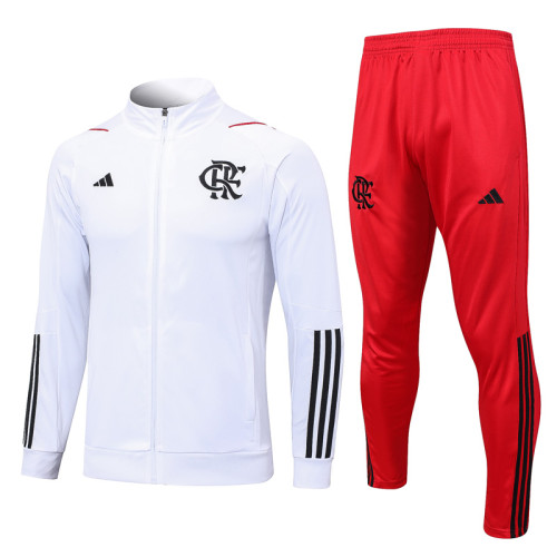 23-24 Flamengo White Jacket Tracksuit #A650