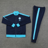 23-24 Marseille Dark Blue Jacket Tracksuit #02
