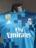 2017-2018 RMA Third Player Version 长袖球员 Long Sleeve Retro Soccer Jersey