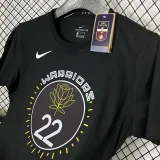 T224 WARRIORS WIGGINS #22 Black High Quality Casual T-Shirt