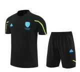 24-25 ARS Black Training Short Suit (100%Cotton)纯棉
