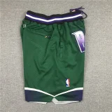 BUCKS Green City Edition Top Quality NBA Pocket Pants *雄鹿队