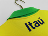 2022 Brazilian Yellow POLO Top Soccer Jersey