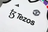 24-25 Man Utd White Tank top and shorts suit